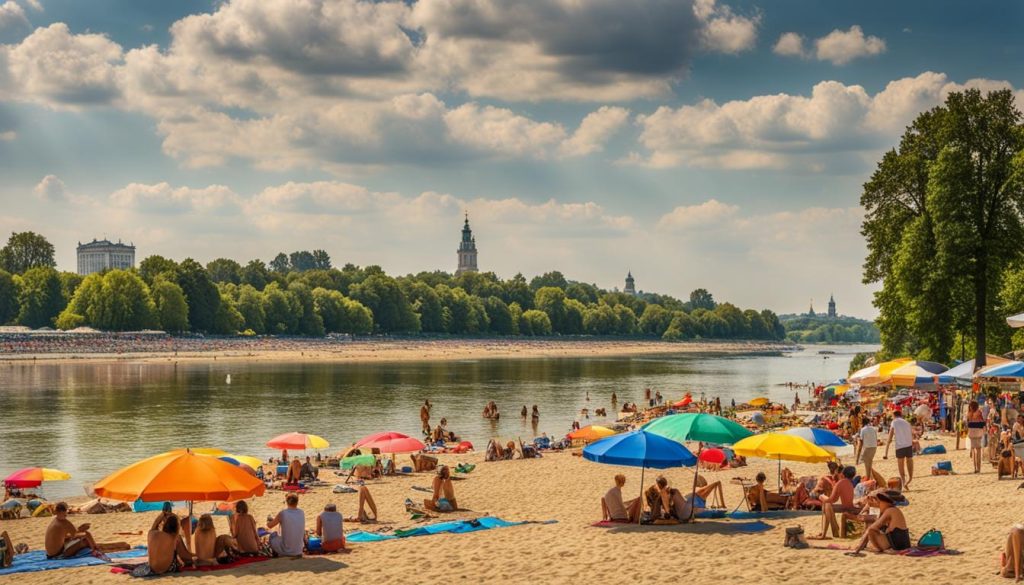 plaża nad Wisłą